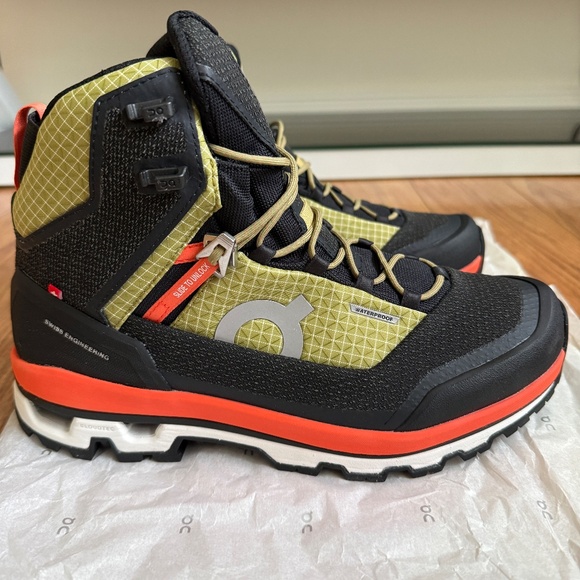 On Running Cloudalpine Waterproof – Women’s US 8.5 – “Safari / Black” – New - Picture 5 of 7